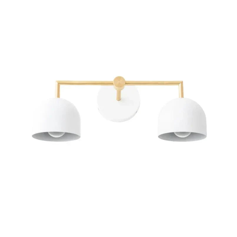 Koepelkapjes Wandlamp Modern Scandinavisch Metaal Zwart Messing 2-3 Lichtpunten Badkamer Hal Slaapkamer Sfeerverlichting