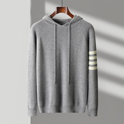 Moe | Felpa Nera Con Cappuccio Uomo Casual 5
