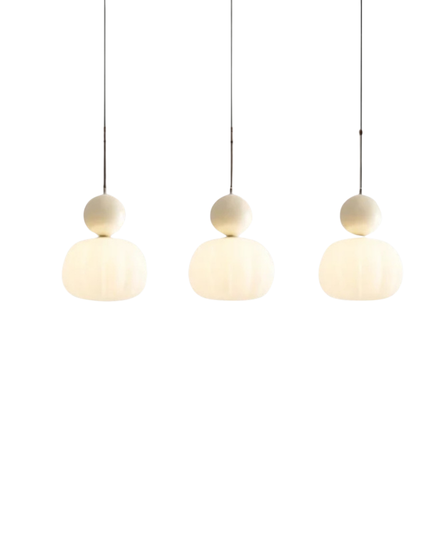Art Deco Hanglamp Sculptuur met Warme Gloed voor Woonkamer Eetkamer