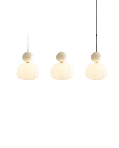 Art Deco Hanglamp Sculptuur met Warme Gloed voor Woonkamer Eetkamer