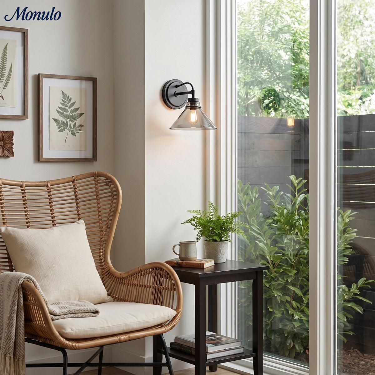 Globe Wandlamp met Gebogen Arm – Moderne Industriële Verlichting voor Badkamer, Slaapkamer en Gang