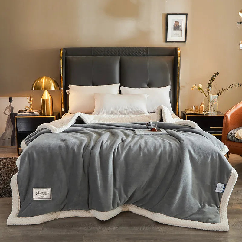 Zachte Fleece Deken – Warm & Luxueus Plaid voor Bank & Bed – Extra Zachte Knuffeldeken voor Herfst & Winter