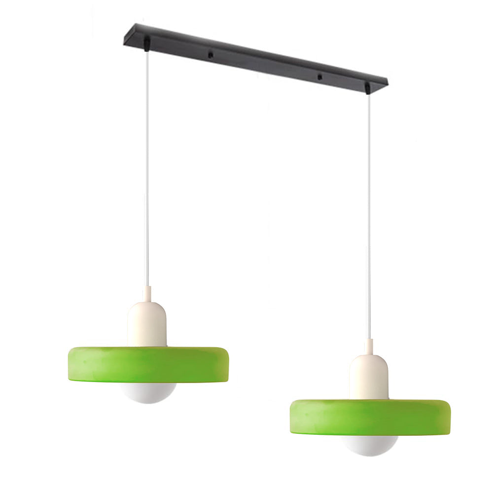 Luccon Dubbele Hanglamp Glas G9 35 cm Modern Eettafel Woonkamer Design Verlichting