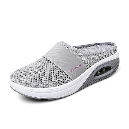 Orthopedische Pantoffels met Luchtkussen Ergonomische Instapschoenen Diabetesvoeten Ademend Mesh Extra Zacht Voetondersteuning Antislip Zool Dames Heren Indoor Outdoor Comfortschoenen