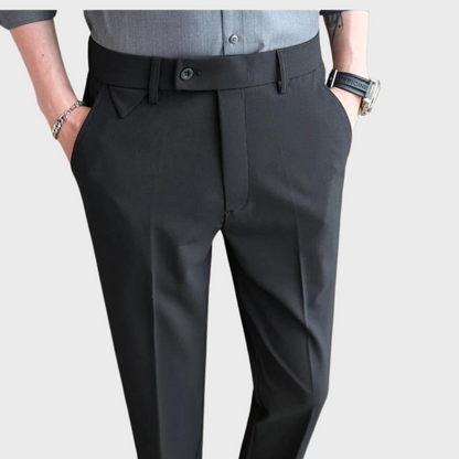 Heren Broeken Slim Fit Donker Formaliteit