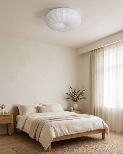 Plafondlamp Iris Scandinavisch Dimbaar Metaal & Acryl met Afstandsbediening voor Moderne Woonruimtes Slaapkamer Eetkamer Sfeerverlichting