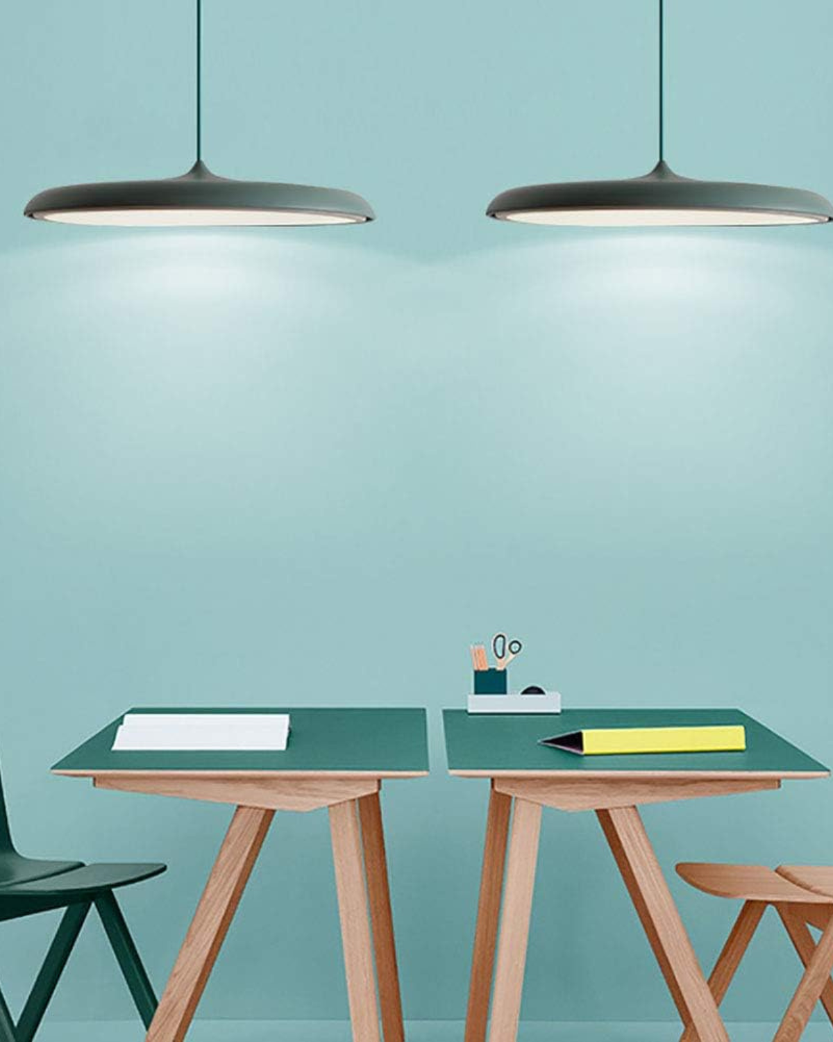 Ronde Hanglamp met Zachte Lichtverspreiding Zwart Grijs Groen Roze Wit Oranje ø25cm ø40cm Modern Scandinavisch Design voor Eetkamer Woonkamer Werkplek