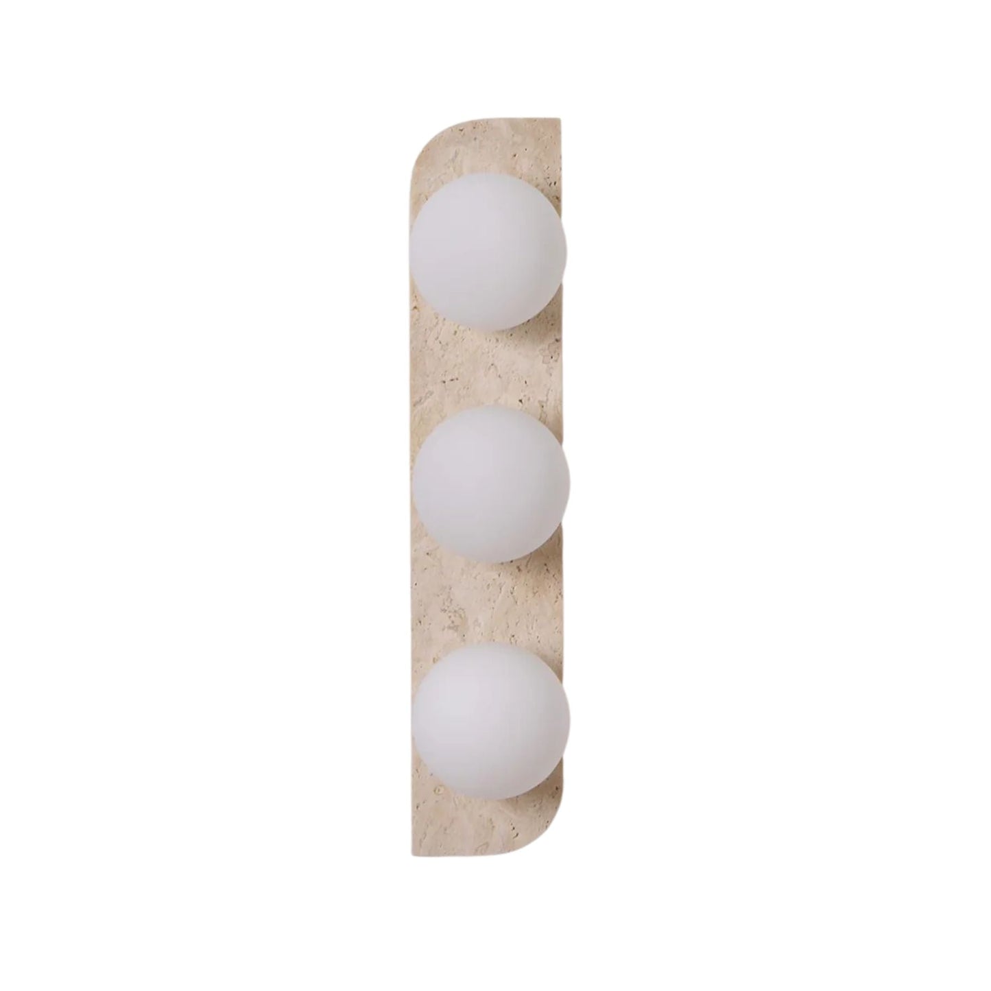 Wandlamp Travertin G9 Glas Hout Beige Woonkamer Hal Badkamer Minimalistische Wandverlichting Sfeerverlichting Natuurlijk Design