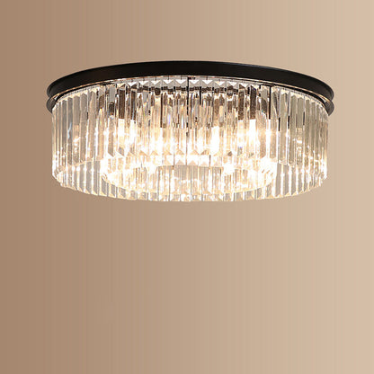 Plafondlamp kristal 40 cm goud 4x E14 woonkamer hal slaapkamer luxe plafondverlichting moderne kristallen lamp