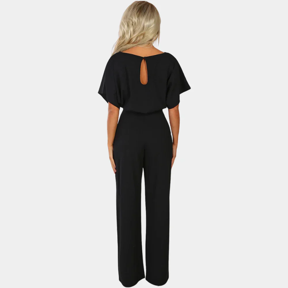 Laravie Jumpsuit Wijd Met Ceintuur Zomerjurk