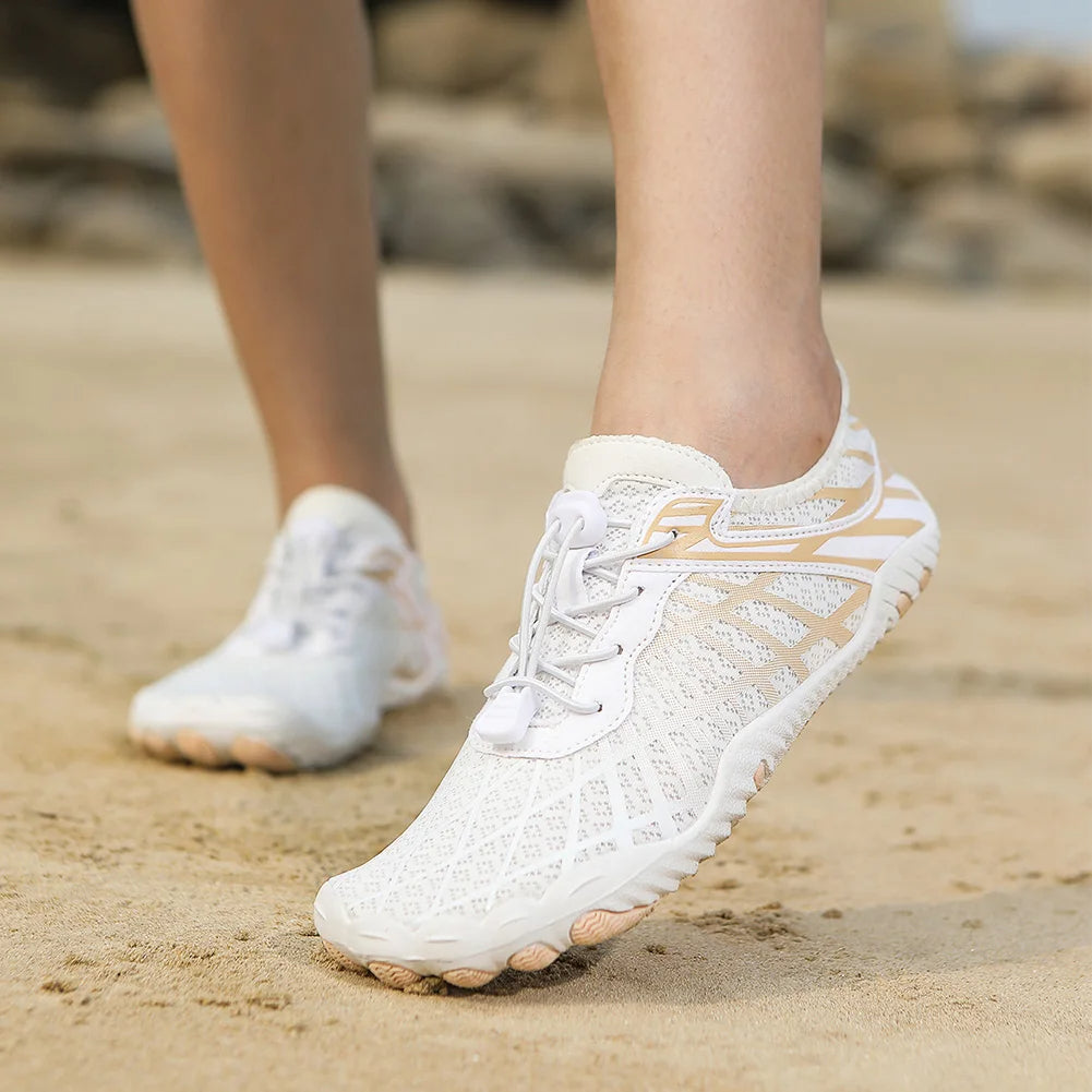 Sneldrogende Waterschoenen Dames Heren Ademend Mesh Anti-Slip Zool Zwemmen Strand Surf Yoga Watersport