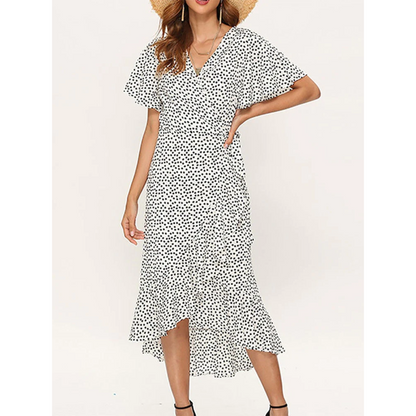 Zomerse Maxi Jurk Bohemian Stijl Lange Mouwen