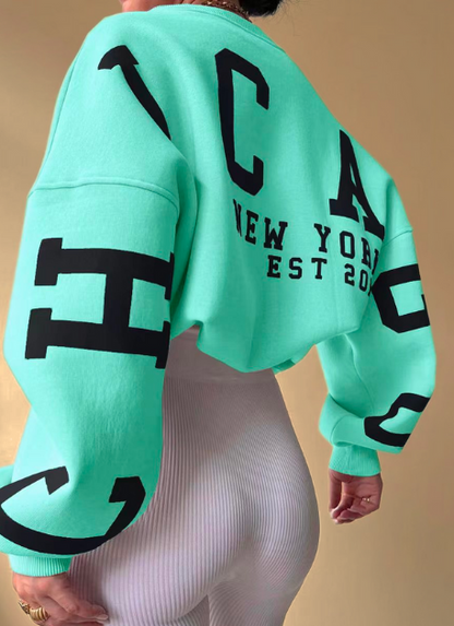 Vrouwelijke Oversized Trui Losse Pasvorm