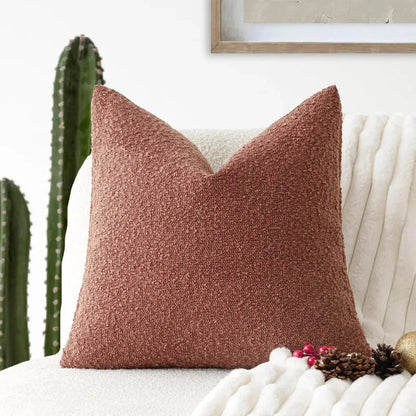 Kussenhoes Bouclé Luxe 45x45 Zacht Minimalistisch Design