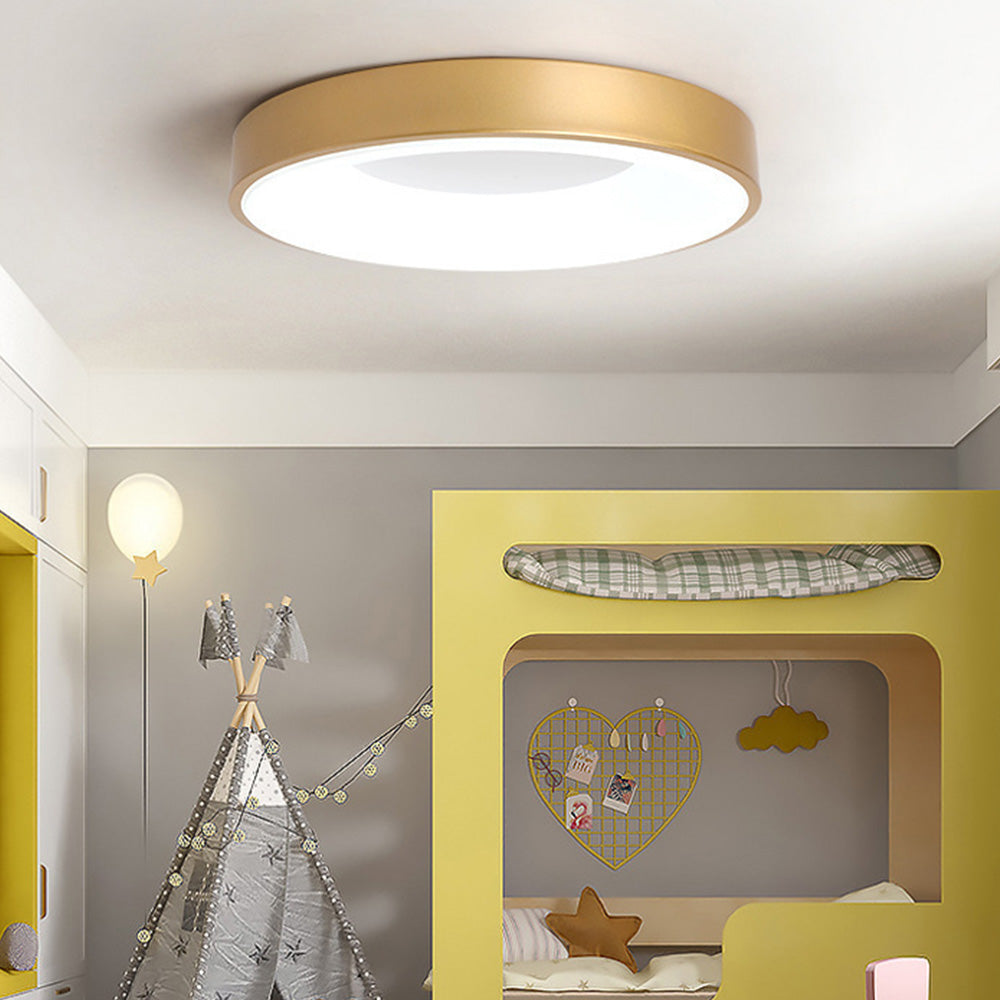 LED plafondlamp rond acryl ijzer lage ruimtes hal slaapkamer woonkamer moderne opbouwlamp minimalistische plafondverlichting