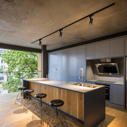 Railverlichting LED Aluminium Zwart Wit 3-5 Spots Woonkamer Keuken Hal Plafond Spotlamp Railspot Ingebouwde LED Dimbaar