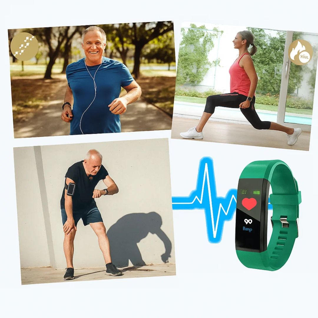 Veiligheidshorloge voor Senioren met Valdetectie GPS Tracker Gezondheidsmeter Hartslagmeting Noodknop