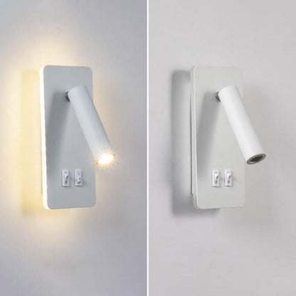 Wandlamp LED Verstelbaar IJzer Zwart Wit 15W Woonkamer Slaapkamer Hal Spotlamp Leeslamp Ingebouwde LED Moderne Wandspot