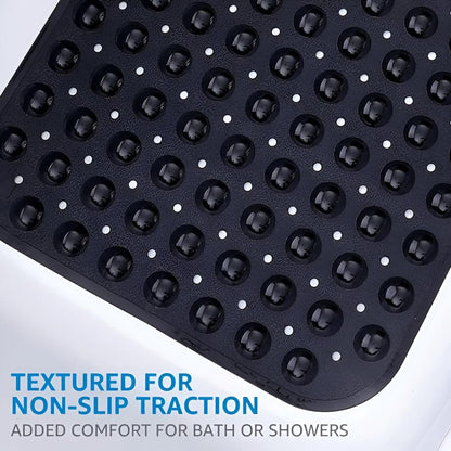 Antislip Badmatje met Zuignappen 99x40cm – Veiligheid & Drainage voor Bad en Douche
