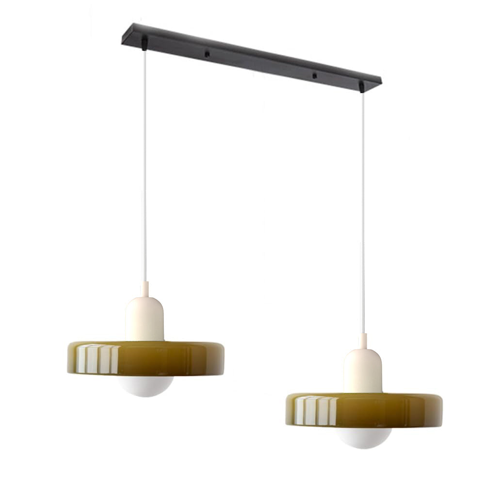 Luccon Dubbele Hanglamp Glas G9 35 cm Modern Eettafel Woonkamer Design Verlichting