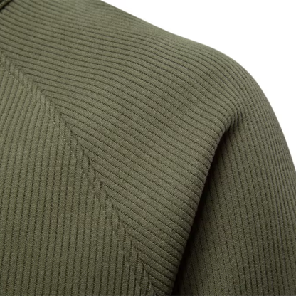 Heren Trui Katoenmix Quarter-Zip Casual Design