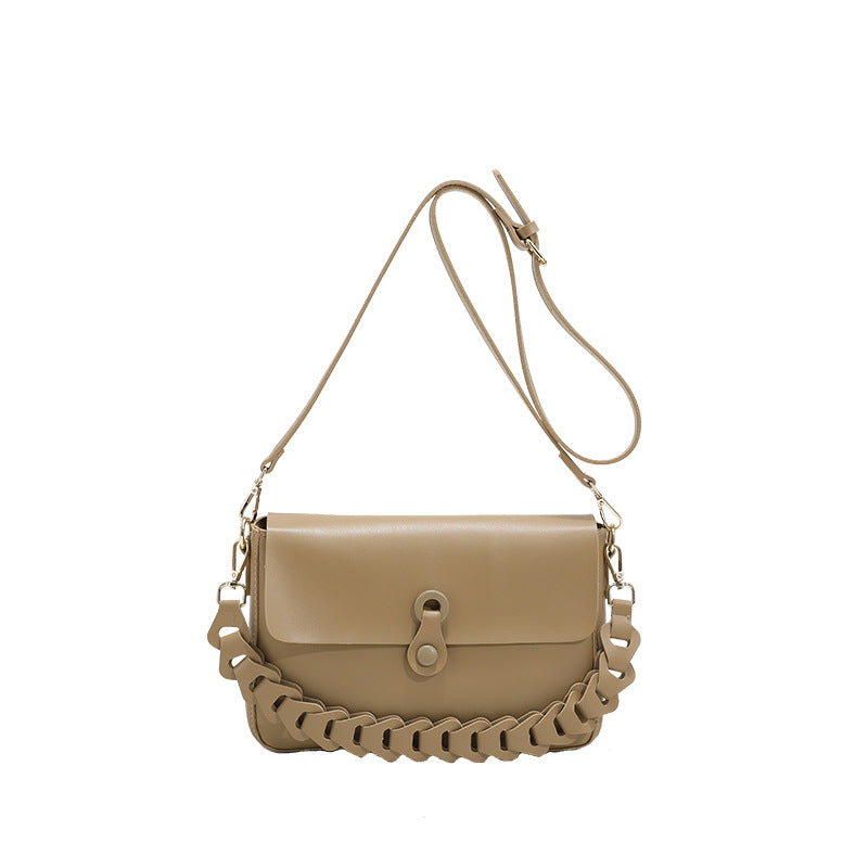 Dames Schoudertas Gevlochten Stijl Volwassen Trendy Look