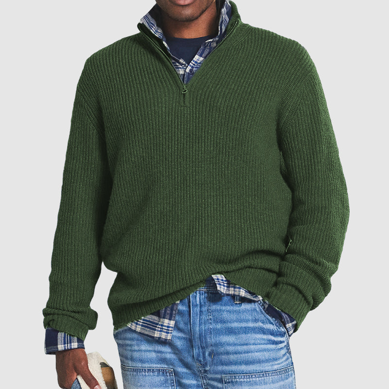 Herentrui Business Casual Met Ritssluiting Klassiek Design