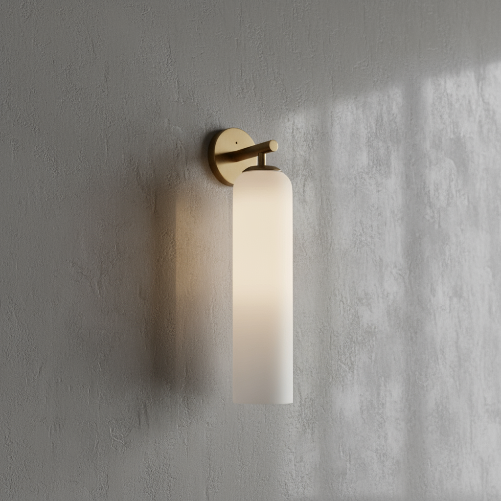 Glazen Wandlamp met Gouden of Zwarte Armatuur – Moderne Verlichtingstoevoeging