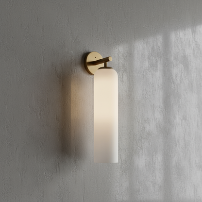 Glazen Wandlamp met Gouden of Zwarte Armatuur – Moderne Verlichtingstoevoeging