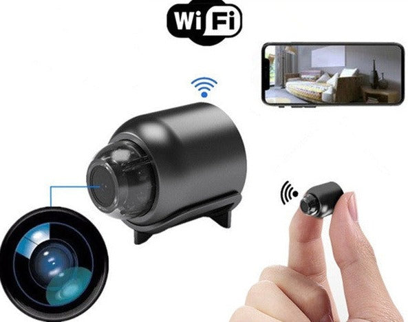 Compacte HD Beveiligingscamera 1080P – Verborgen Monitoring voor Thuis en Kantoor met Nachtzicht
