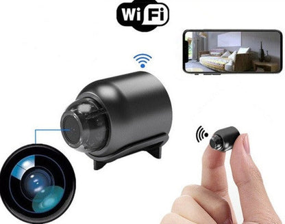 Compacte HD Beveiligingscamera 1080P – Verborgen Monitoring voor Thuis en Kantoor met Nachtzicht