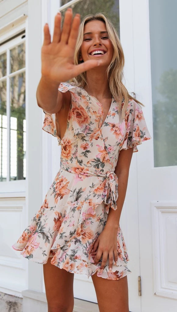 Dames Bohemian Zomerjurk Lichtgewicht Losse Pasvorm