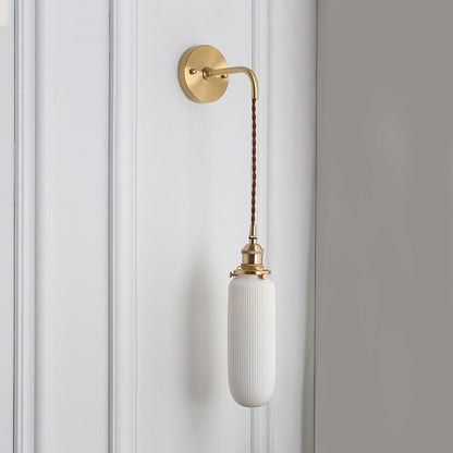 Porseleinen Wandlamp met Messing Fitting Ø12,7-21,6cm 1 Lichtpunt Modern Design Keramiek Wandverlichting E26/E27