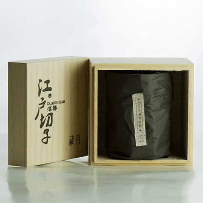 Japans Handgemaakte Edo Kiriko Whiskyglas – Chamvin Snijkunst