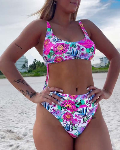 Vrouwelijke Bedrukte Bikini Set Zomer Badmode - StudioMarella