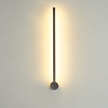 Wandlamp LED Staf Aluminium Zwart Goud 60cm 80cm Woonkamer Slaapkamer Studeerkamer Lijnlamp Minimalistisch Modern Sfeerlamp
