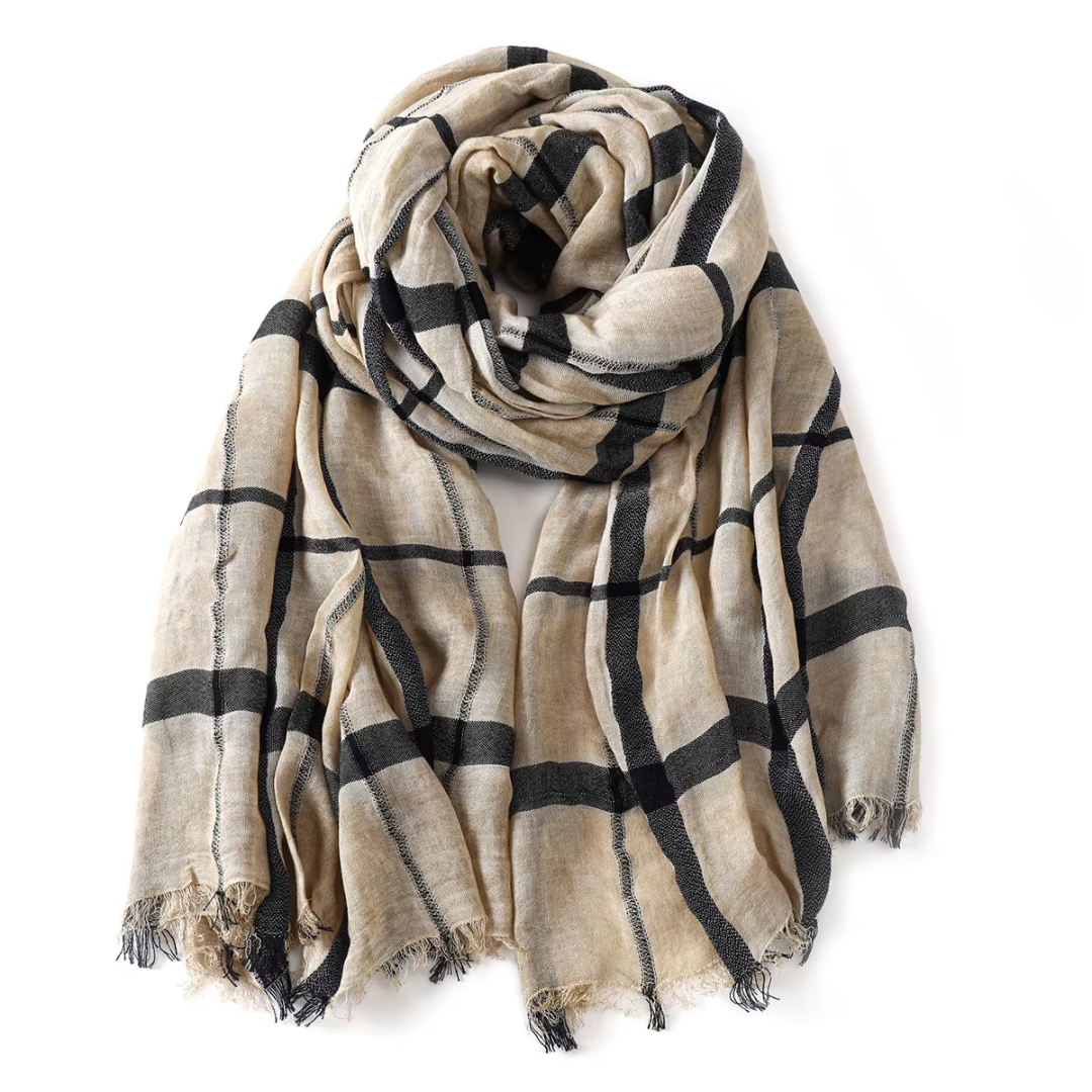 Lichte Katoenen Sjaal Elegant en Comfortabel
