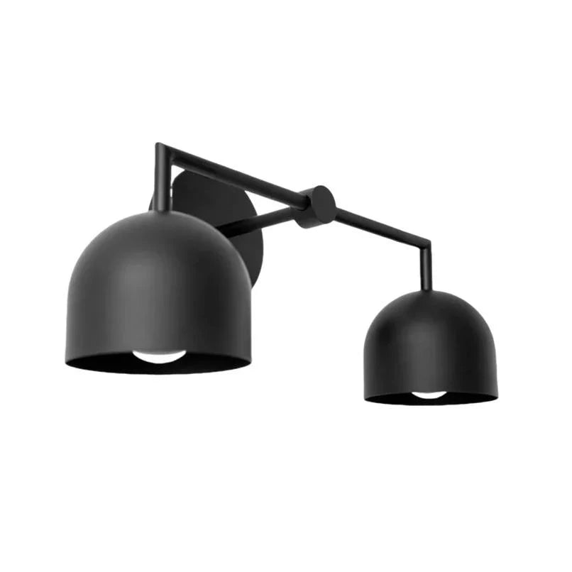 Koepelkapjes Wandlamp Modern Scandinavisch Metaal Zwart Messing 2-3 Lichtpunten Badkamer Hal Slaapkamer Sfeerverlichting
