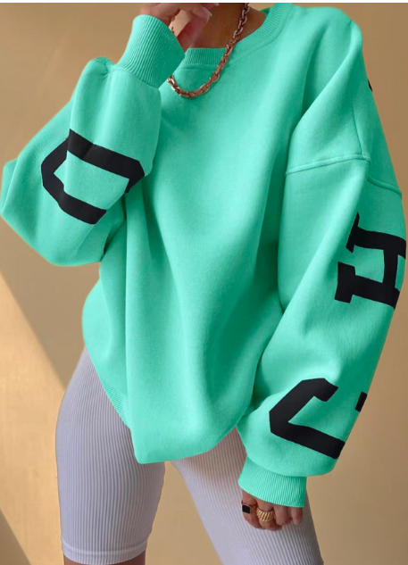Vrouwelijke Oversized Trui Losse Pasvorm