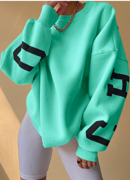Vrouwelijke Oversized Trui Losse Pasvorm