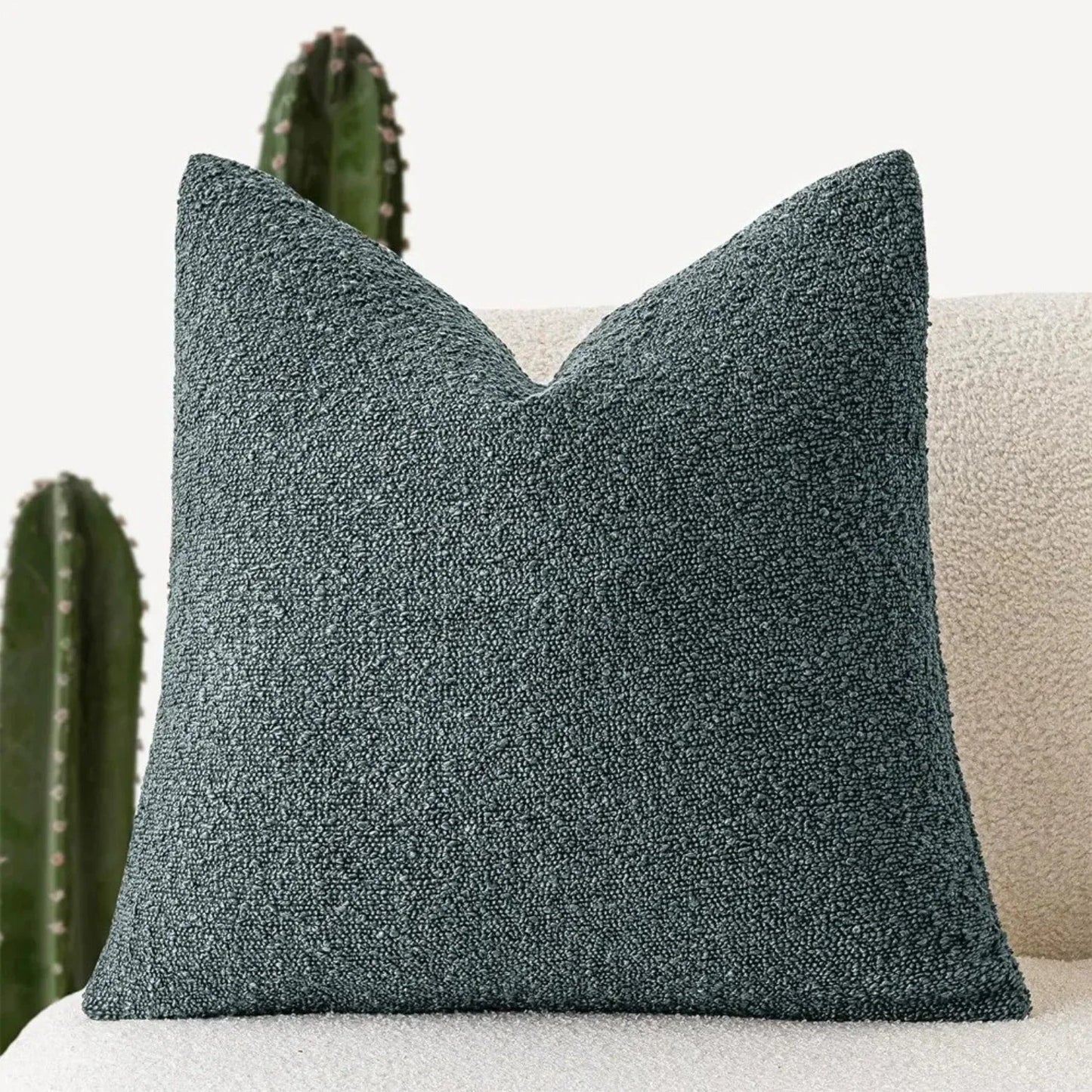 Kussenhoes Bouclé Luxe 45x45 Zacht Minimalistisch Design