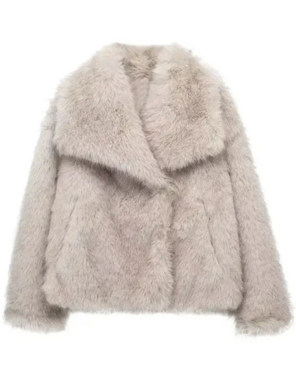 Bontjas Warm Damescoat Luxe Kwaliteit