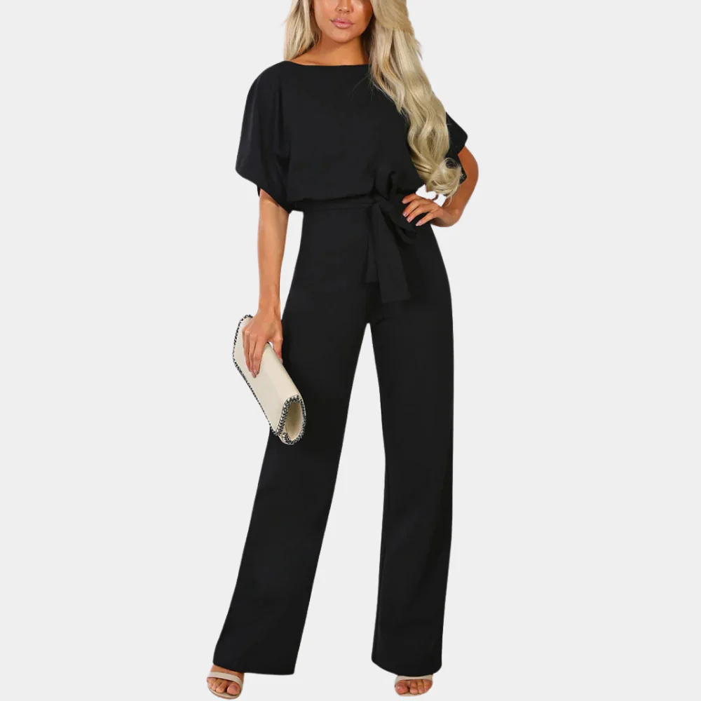 Laravie Jumpsuit Wijd Met Ceintuur Zomerjurk
