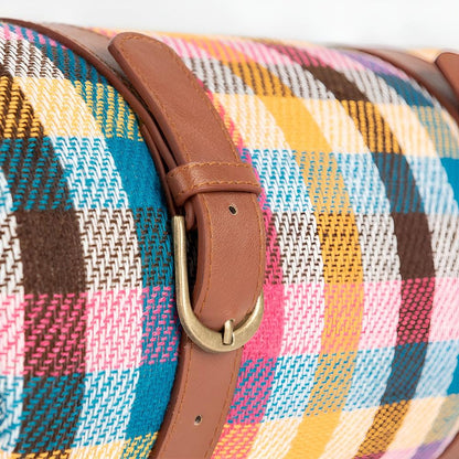 Waterdichte Opvouwbare Picknickkleed voor Buiten – Zachte Bovenzijde PEVA Onderzijde – Compact Draagbaar Strandkleed voor Picknick Camping Park