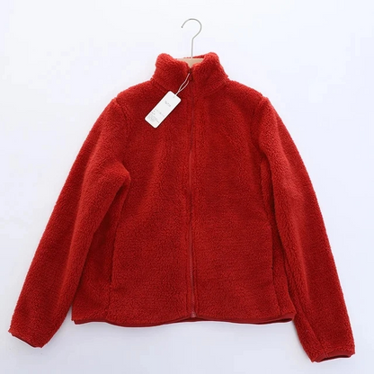 Sherpa Vest Zachte Hoge Kraag Ritssluiting Warm