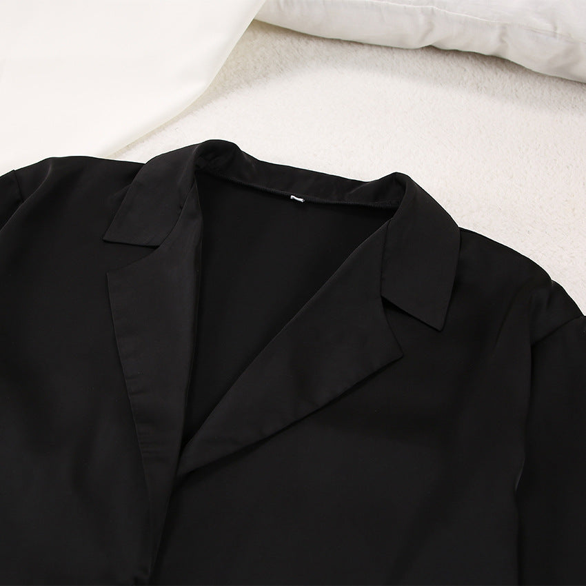 Dames Pyjama Set Satijn Zacht Luxe Slaapkleding