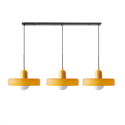 Luccon Triple Hanglamp Glas G9 Retro Kleuren Eettafel Woonkamer Design Verlichting Meerlamp