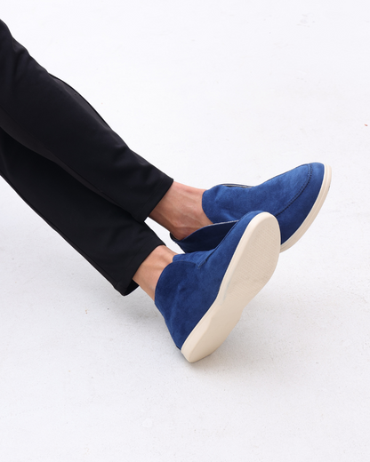 Heren Suède Slip On Loafers Middelhoge Schoenen