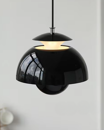 Minimalistische Hanglamp Wit Rond Design Scandinavisch Interieur Eetkamer Slaapkamer Woonkamer Sfeerverlichting
