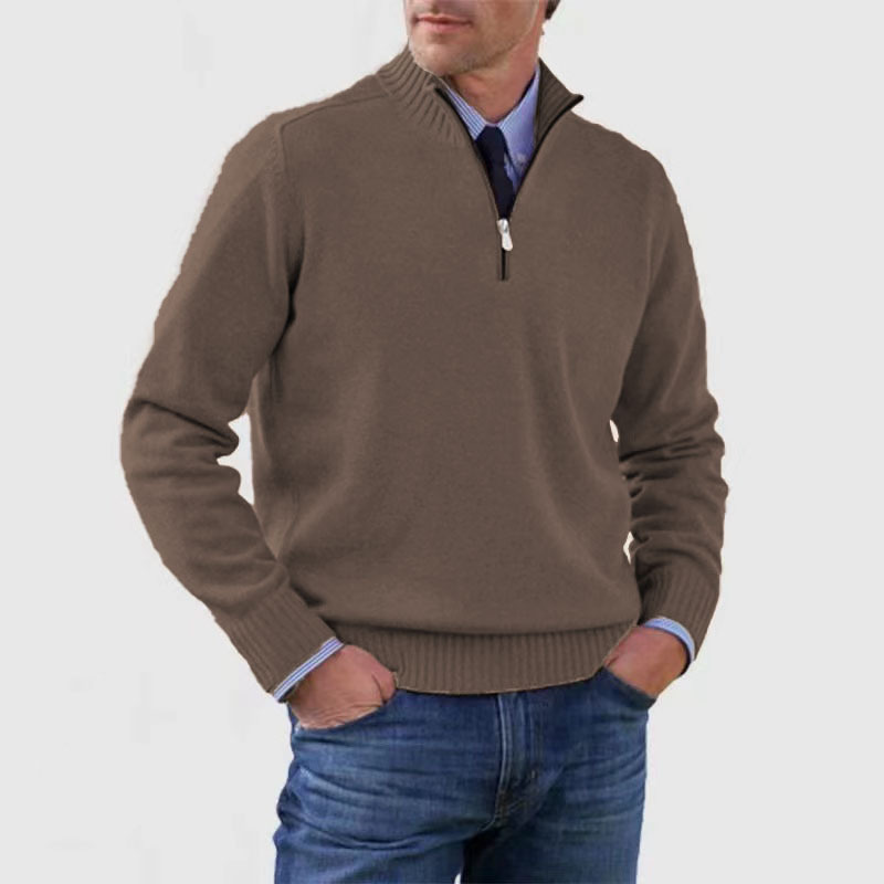 Herentrui Halve Rits Warm en Comfortabel